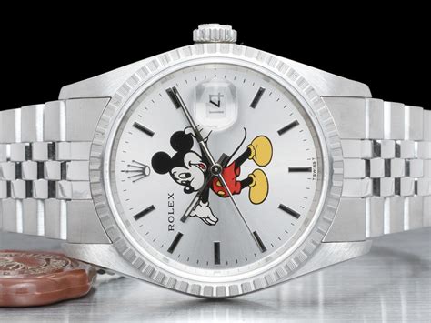 orologio rolex con topolino|Rolex Datejust 36 Mickey Mouse Dial Topolino Automatico .